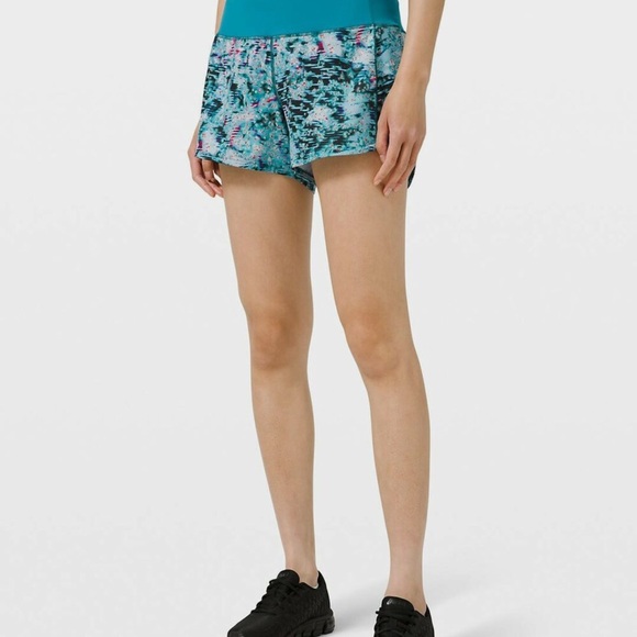 Pants - Lululemon Speed Up Short Long *4" | Size 10 | Hawaiian Blue | EUC